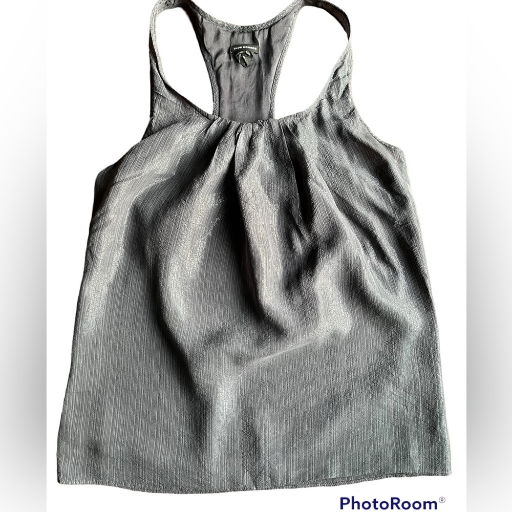 Club Monaco Silk Halter Top